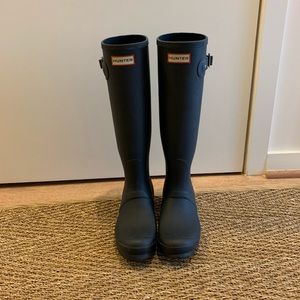 Navy Blue Hunter boots (Tall original)